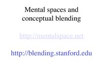 1 mental spaces