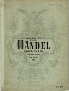 Partition couverture couleur, Instrumental-Concerte. Op.3, Handel, George Frideric par George Frideric Handel