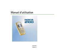 Notice Téléphone portable Nokia  2100