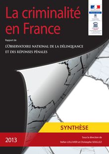 Synthèse du rapport 2013 sur la criminalité en France - ONDRP