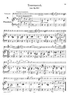 Partition complète (aussi Piano , partie), Piano quintette en E-flat major, Op.44