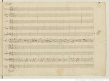 Partition I, Presto, Symphony No.92 en G major, “Oxford”, Sinfonia No.92