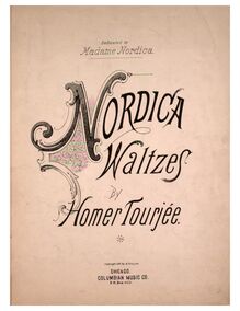 Partition complète, Nordica valses, C major, Tourjée, Homer