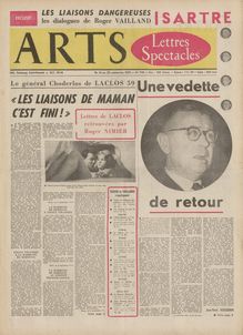 ARTS N° 740 du 16 septembre 1959
