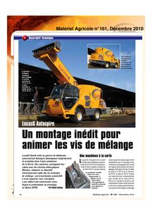 Article Matériel Agricole Décembre 2010