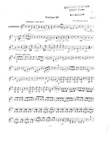Partition violon 2, corde quintette, E minor, Gade, Niels