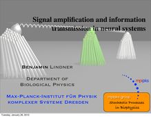 Signal amplification and information