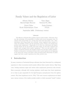 Family Values and the Regulation of Labor