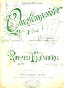 Partition complète, Quellengeister, Op.191, Ydille, Eilenberg, Richard