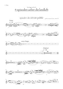Partition flûte 1, Concerto pour violoncelle & Doublebass, WesenAuer, Peter par Peter WesenAuer