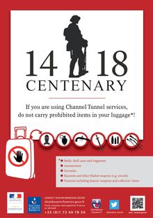 Great War Centenary 14-18 : Advice to travelers collectors