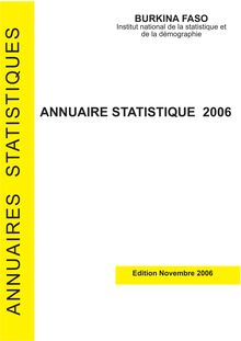 Annuaire statistique 2006 Sommaire