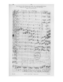 Partition 3 pages from autograph score, Zerreißet, zersprenget, zertrümmert die Gruft, BWV 205