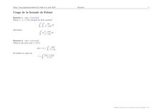 Sujet : Analyse, Compléments de calcul intégral, Usage de la formule de Fubini