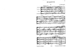 Partition , Andante—Allegro, corde quatuor No.3, Troisième quatour