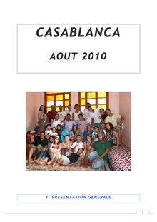 Rapport Casa aout 2010