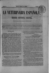 La veterinaria española, n. 104 (1860)