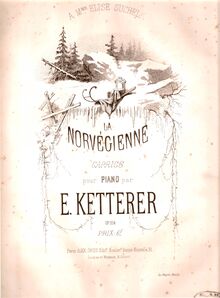 Partition complète, La Norvegégienne, Caprice, Ketterer, Eugène