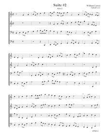 Partition Aire, VdGS No.111 - partition complète (Tr Tr B B), Airs et Fantasia pour 4 violes de gambe