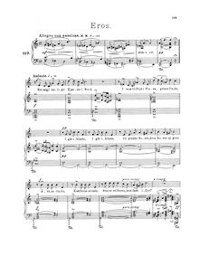 Partition complète (norvégien text), 5 chansons, Op.70