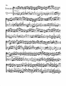 Partition No.4, sonates pour 2 Violoncellos, Book II, Sonates a Deux Violonchelles