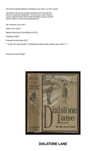 Dialstone Lane, Part 3.