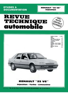 Renault 25 V6 - revue technique