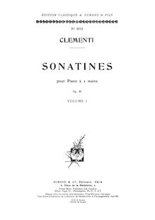 Partition complète (filter), 6 sonates Op.36, Clementi, Muzio