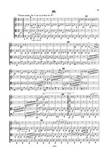 Partition , Vivace assai, corde quatuor No.2, Op.26, BV 225, D minor