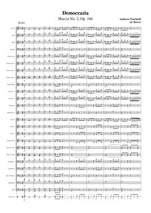 Partition complète (moderne orchestration), Marica No.2 - Democrazia, Op. 166