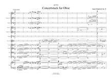 Partition complète, Konzertstück pour hautbois et orchestre, Op.18 par August Klughardt