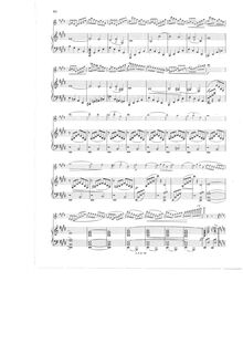 Partition de piano - , partie 4, violon Concerto, Concert für Violine mit Begleitung des Orchesters