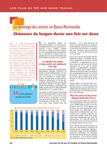 Les plus de 50 ans sans travail - Le chômage des seniors en Basse-Normandie.