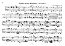 Grand funebre March par Franz Schubert