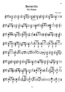 Partition No.14, 14 Pièces pour la Guitare, Op.51, Coste, Napoléon