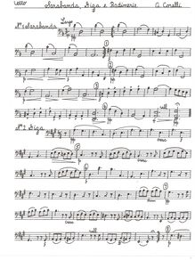 Partition violoncelle, 12 violon sonates, Op.5, Corelli, Arcangelo