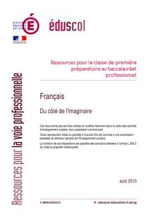 Ressources de Français pour la voie professionnelle : Du côté de l ...