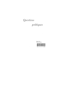 Questions politiques / Émile Faguet