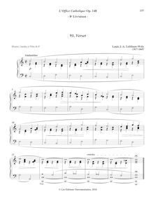 Partition 9, Verset (C major), L’Office Catholique, Op.148, Lefébure-Wély, Louis James Alfred par Louis James Alfred Lefébure-Wély