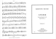 Partition parties complètes, corde quatuor, Op.82 No.2, G major