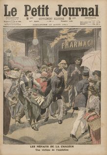 LE PETIT JOURNAL SUPPLEMENT ILLUSTRE  N° 1082 du 13 août 1911