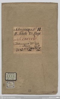 Partition parties complètes, violon Concerto en G major, G major par Johann Gottlieb Graun