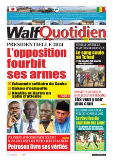 Walf Quotidien n°9170 - Du vendredi 21 octobre 2022