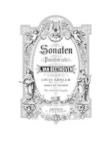Partition complète - including title page, Piano Sonata No.1