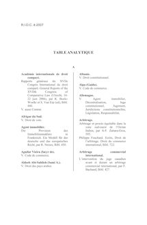 Table analytique - table ; n°4 ; vol.59, pg 983-994
