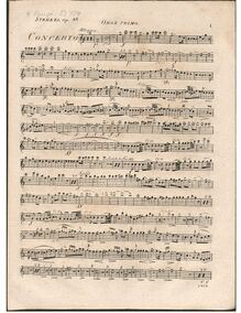 Partition hautbois 1, Piano Concerto en C major, Op.40, C major