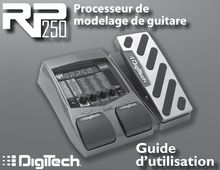 Notice Instruments de musique DigiTech  RP250