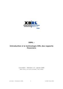 (Livre blanc - Introduction à XBRL R0.91)