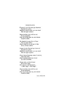 Partition , Sérénade, Quatre poèmes pour voix, alto et piano, Loeffler, Charles Martin par Charles Martin Loeffler