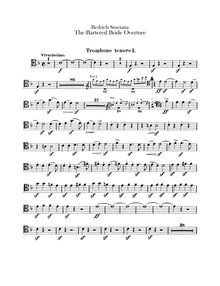 Partition Trombone 1 (alto), 2 (ténor), 3 (basse), pour Bartered Bride